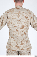  Photos Army Man in Camouflage uniform 11 21th century Army Desert uniform jacket upper body 0006.jpg